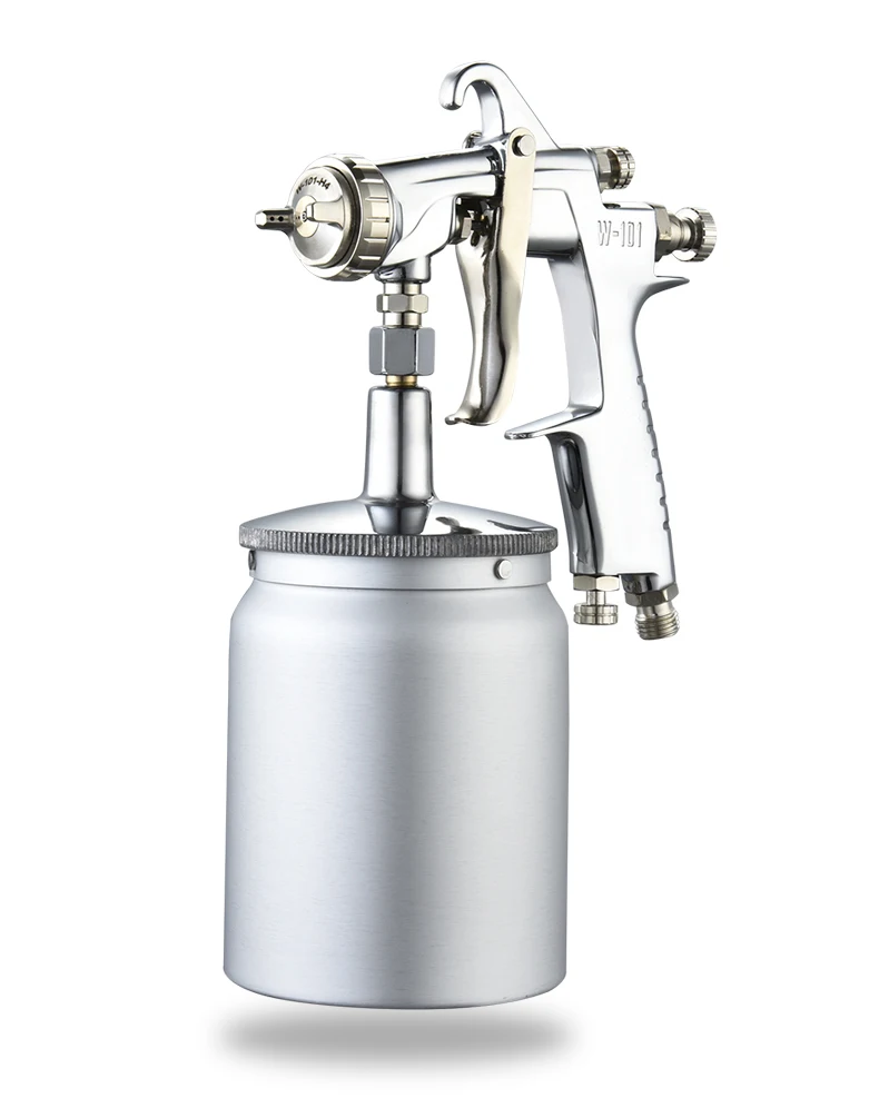 

LISSON W-101 Suction Spray Paint Gun For Furniture Carpentry waterborne Basecoat Painting Varnish Topcoat Pneumatic Sprayer Tool