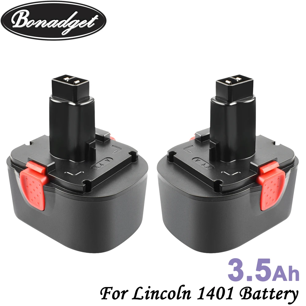 Bonadget 2 шт. заряжаемый аккумулятор 14 4 В 3500 мАч для Lincoln 1401 1442 1444 40393 1400 1444E Сменный
