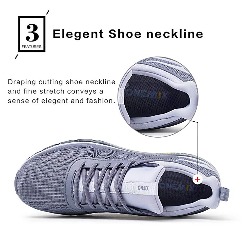 ONEMIX 2021 Новое поступление унисекс кроссовки Мужские дышащие для бега на воздушной