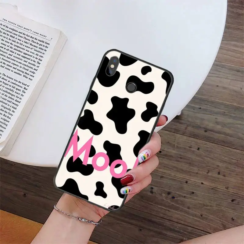 Чехол для телефона с коровьим принтом Xiaomi Redmi 4X 5Plus 6A 7 7A 8 8A Note 4 5 9 8T 8Pro 9Pro - купить по