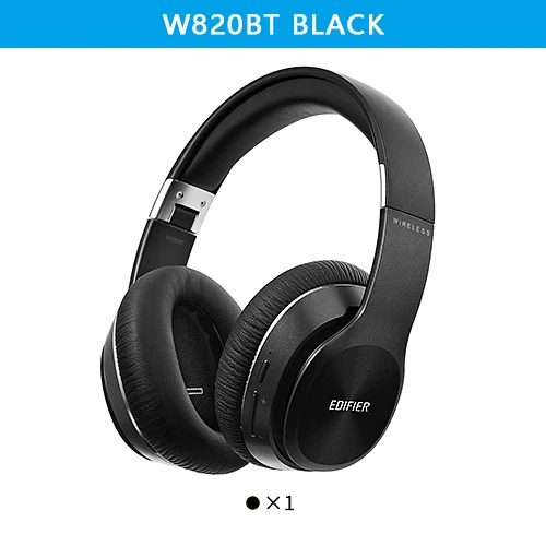 W820BT Black EDIFIER W820BT беспроводные Bluetooth стерео наушники Bluetooth V4.1 с технологией CSR регулируемые наушники - Цвет: W820BT Black