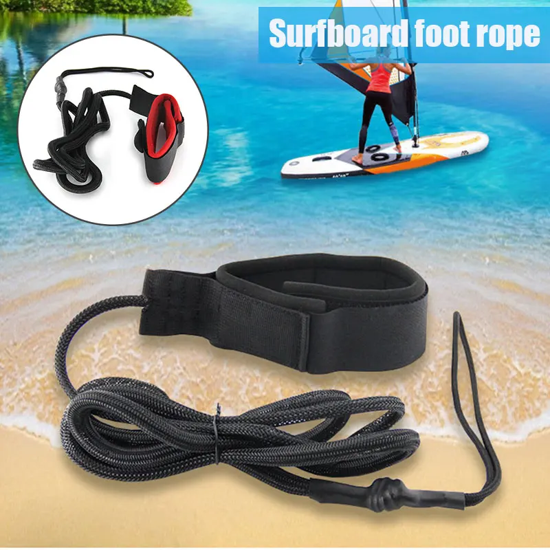 

New Premium Coiled SUP Leash Stand-up Paddleboard Legrope Strap XD88