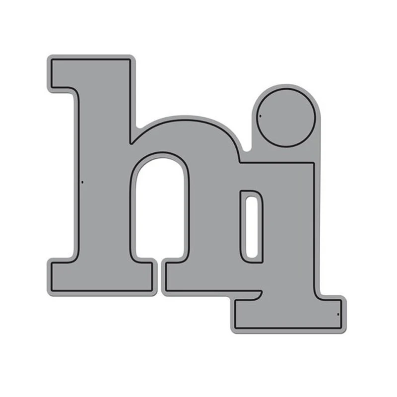 Штампы Hi Word для изготовления открыток штампы скрапбукинга металлические