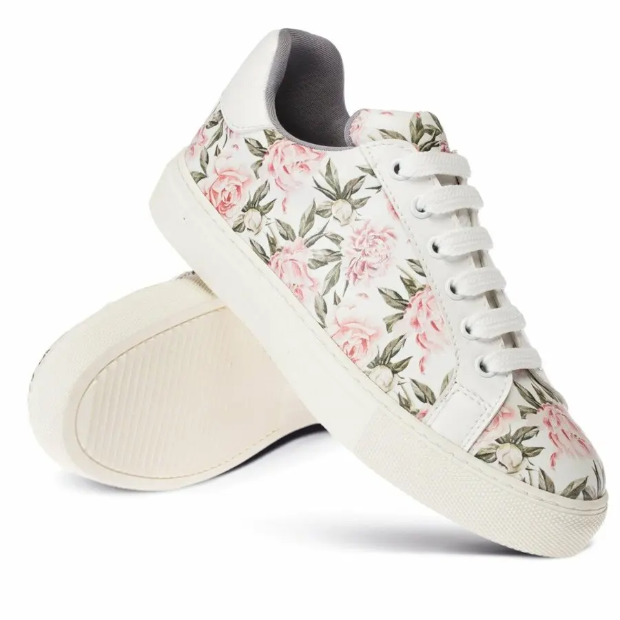 

Sneakers Women Deery, Genuine Leather White Women'S Sneaker