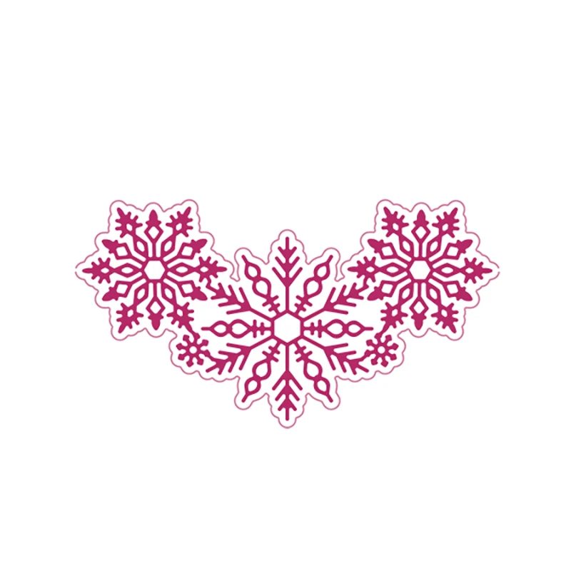 

Металлические Вырубные штампы в виде снежинок для рукоделия, скрапбукинга, ремесла, вырезанные трафареты, изготовитель, шаблон для фотоаль...