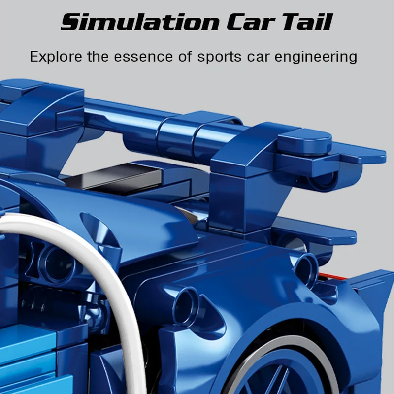 

High Tech Moc Famous Soprts Racing Car Building Blocks Creator Ideas Super Speed Vehicle Bricks Diy Toys for Boys Birthday Gifts