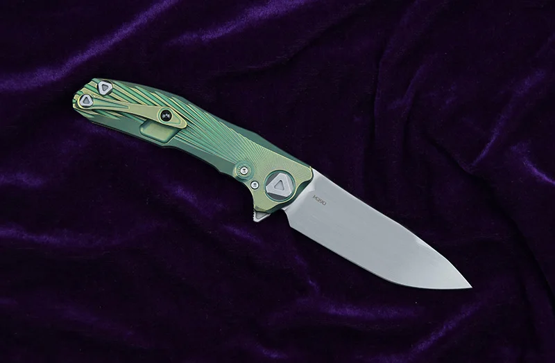 Складной нож VENOM Kevin John New Concept Flipper титановый Карманный резец для кемпинга и охоты