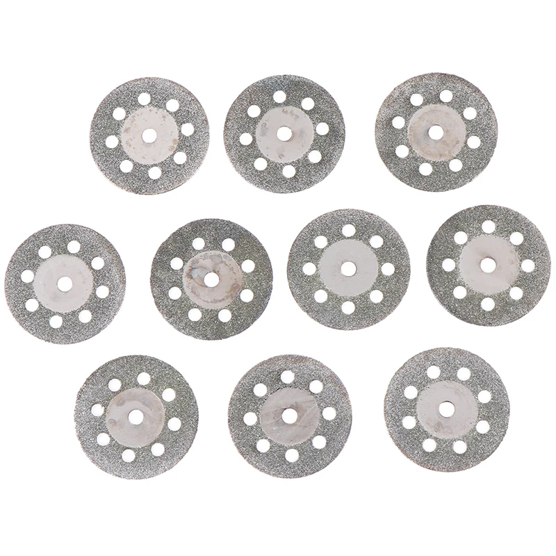 Алмазное лезвие для мини-пилы 10 шт./компл. 25 мм серебряные режущие диски с 2X