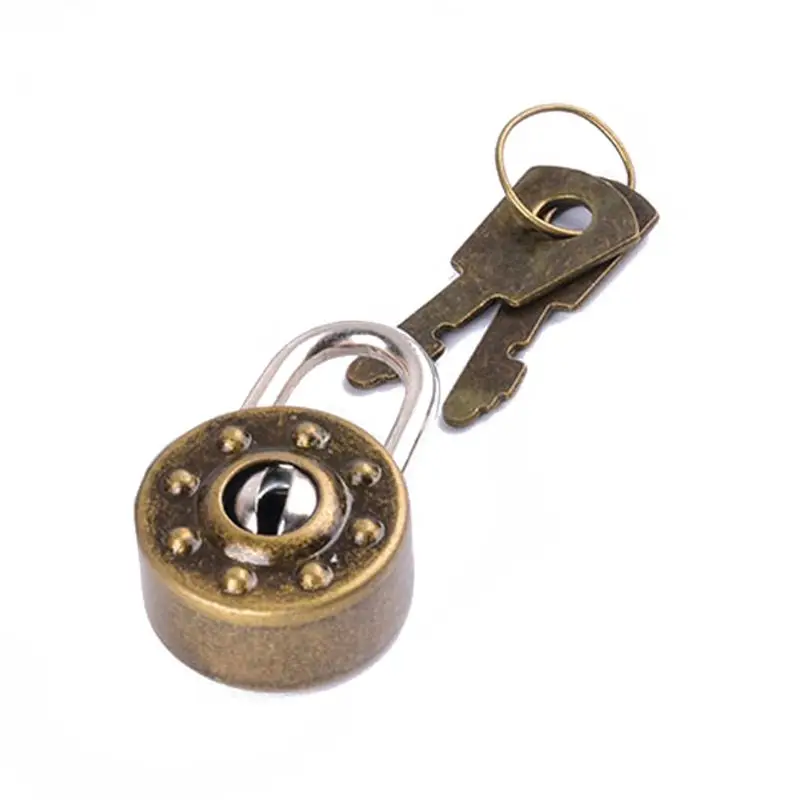 Mini Padlock Small Luggage Box Key Lock with Bag Suitcase Decor Accessories Home Improvement Hardware |