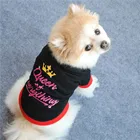 Собака жилет с буквенным принтом жилетка, одежда для домашних животных Ropa Perro Grande Ropa De нашивками Perros Mascotas Ropa Gato Mascotas нашивками Perros на молнии Wrong extraction