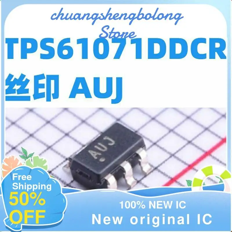 

10-200PCS TPS61071DDCR TPS61071DDCT AUJ SOT23-6 New original IC