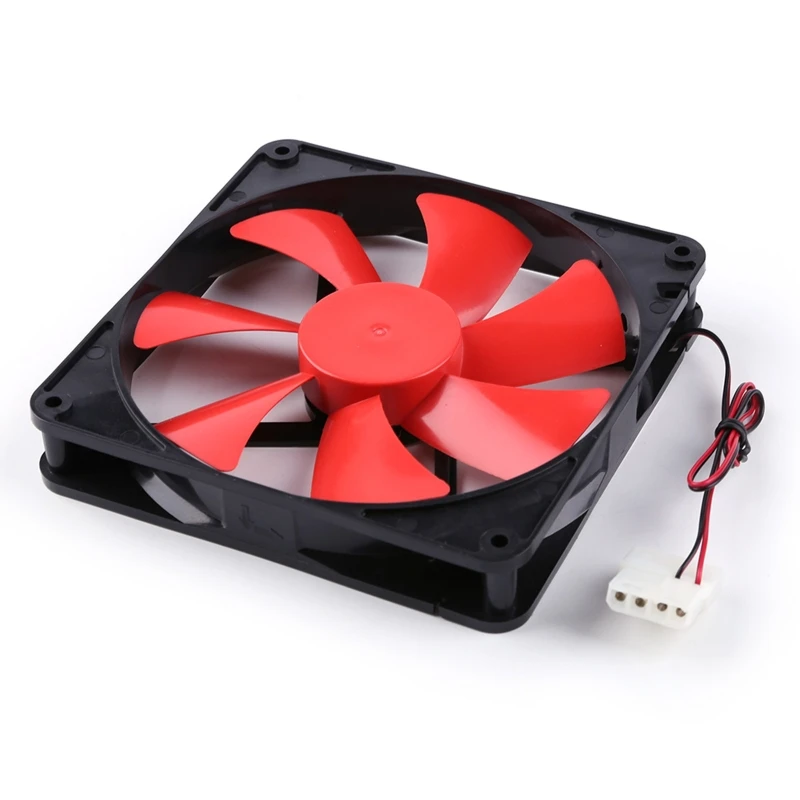 12V 4 Pin 140mm DC Silent CPU Cooling Fan High Airflow 2300RPM Speed Adjustable Computer Cooler Quiet for PC Chassis Radiating | Компьютеры