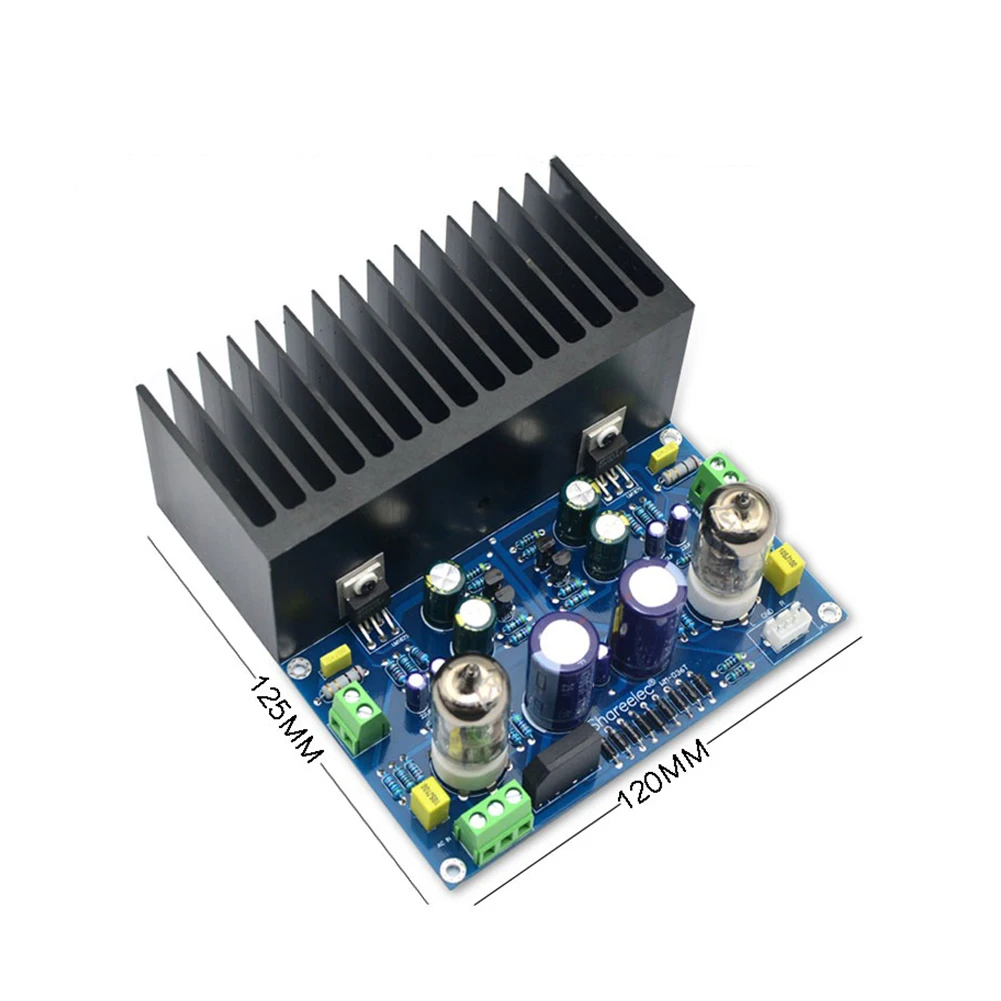 6J1 LM1875 PCB DIY Home Electronic HIFI Components Circuit Audio High Fidelity 25W+25W Vacuum Tube Amplifier Board Kit Power | Электроника