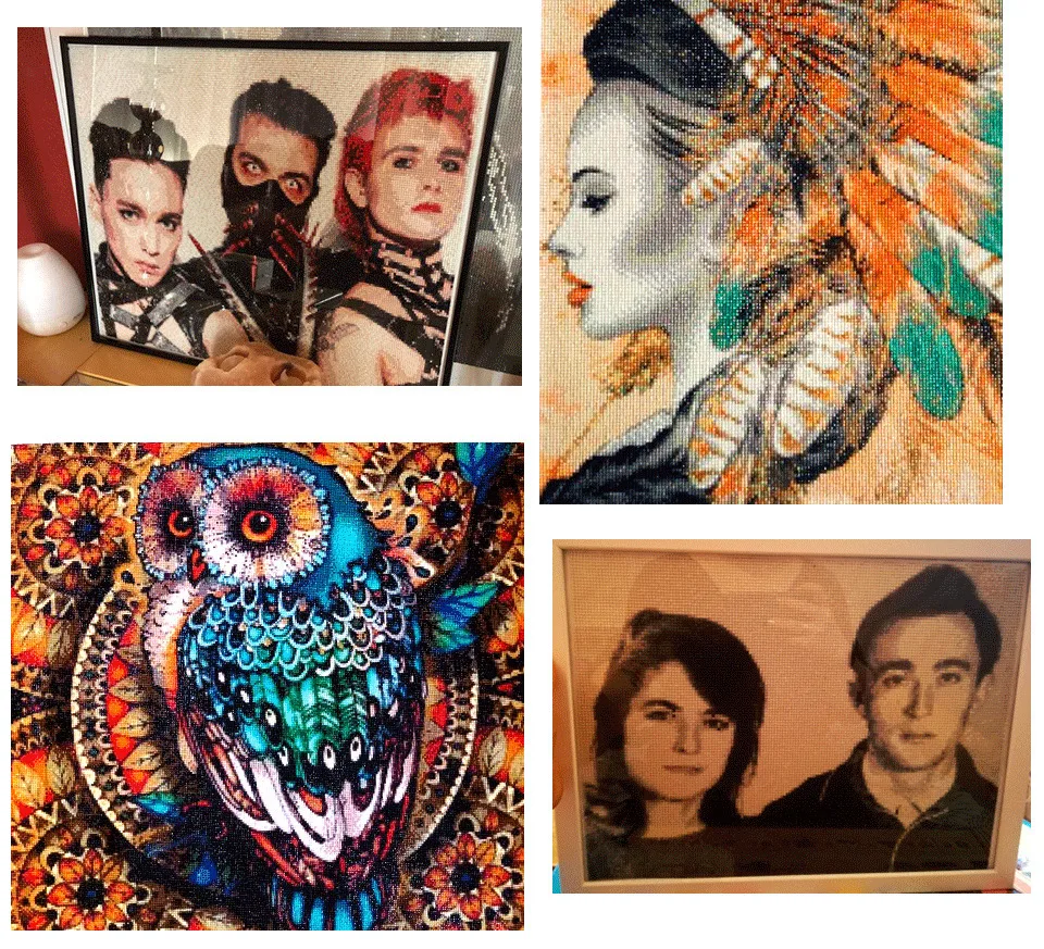 Фотографии на заказ алмазная живопись вышивка крестиком сделай сам полный