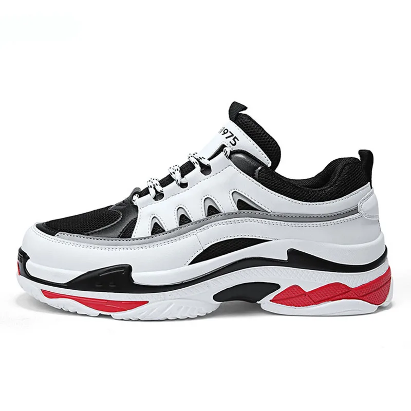 Мужская обувь очень большого размера повседневная дышащая Спортивная на толстой