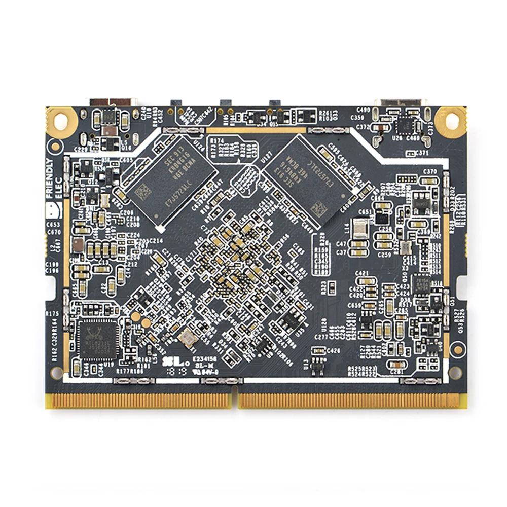 SOM-RK3399 AI комплект разработчика WiFi BT Поддержка Gbps Ethernet и двухэкранный дисплей