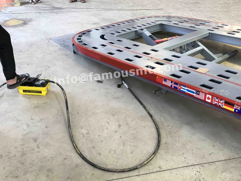 Оборудование для мастерской обрамления машина выпрямления шасси с рисунком в