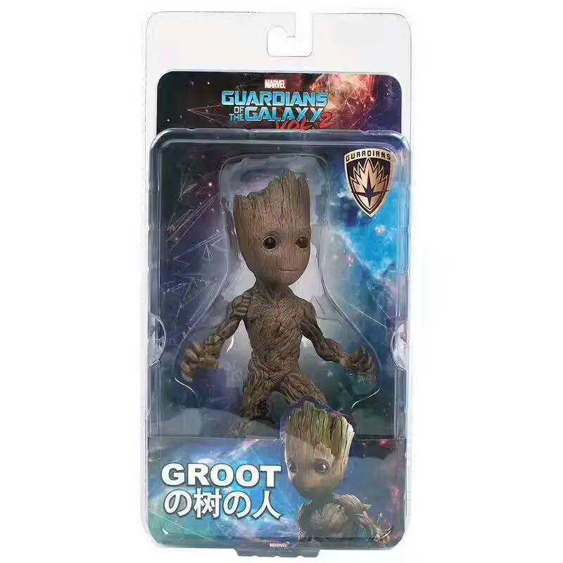 Neca Marvel Groot Guardians of The Galaxy Avengers милая детская игрушка с изображением дерева