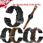 Кожаный ремешок для часов Garmin Fenix 5S 6S 5X 6X, быстросъемный ремешок Fenix 3 3HR MK1 5 Plus 6 Pro Forerunner 935 945 Pulsera