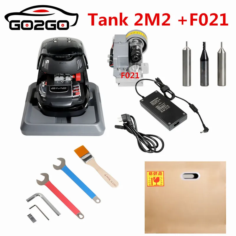 Tank Auto Locksmith Tool 2M2 with F021clamp Hu64 automatic key cutting Machine better than Miracle A7 A9 Key Cutting | Автомобили и