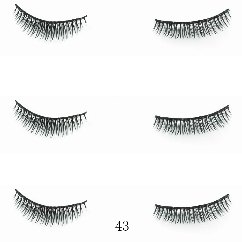 Новые 3 Парижа норковые ресницы натуральные длинные 3d из шерсти норки