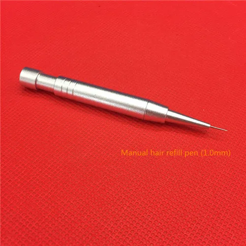 1set - 1.0mm Высокое качество, имплантированные вручную инструменты для посадки волос бровей, инструмент для трансплантации волос, ручка для укладки волос - Цвет: 1set - 1.0mm
