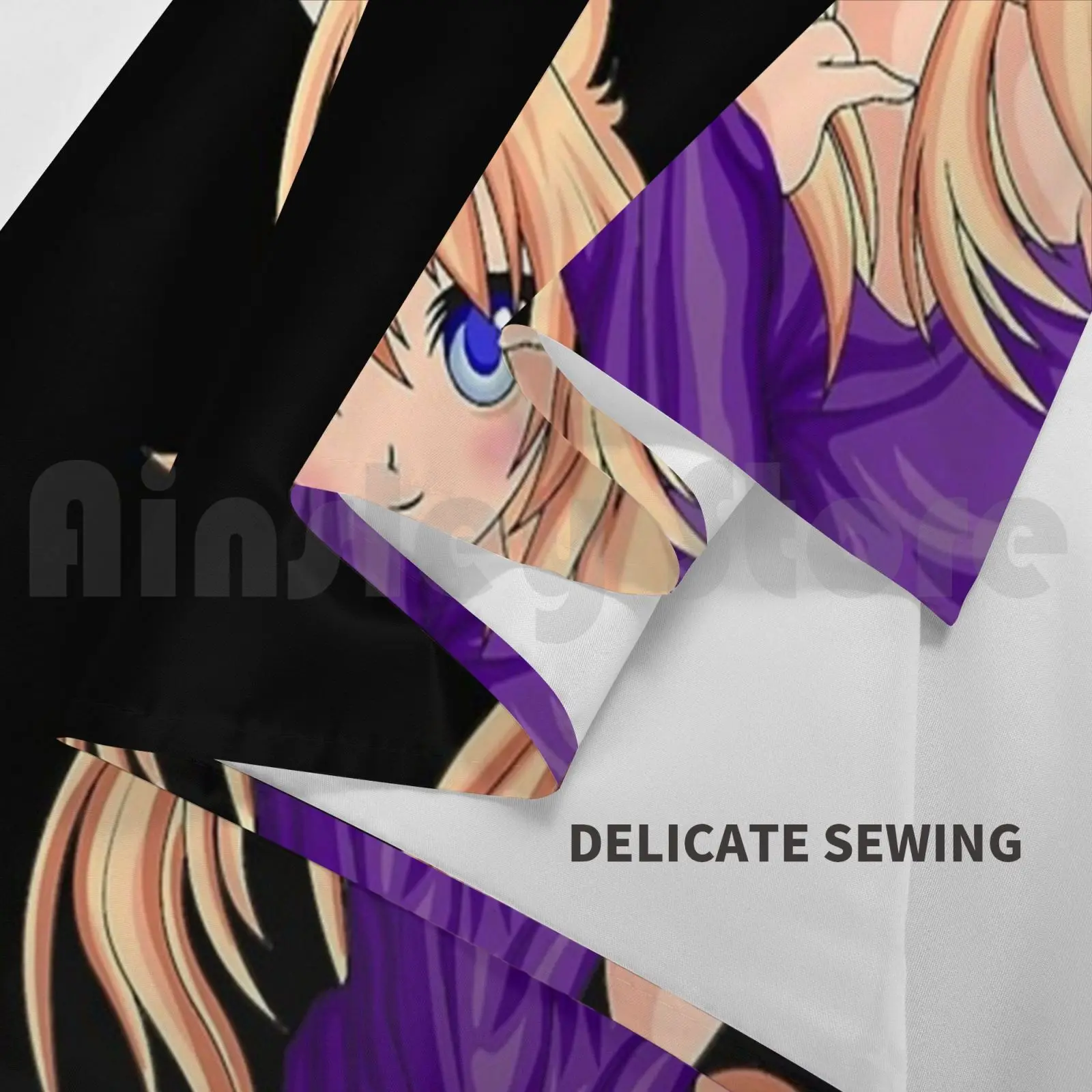 Японская аниме-девушка-кот Подарок для влюбленных Тапири Декоративное висячее изображение на фоне стены Манга Единорог.