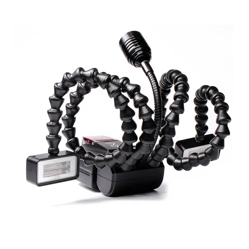 K909 макро вспысветильник с двумя головками для фотографий универсальная вспышка