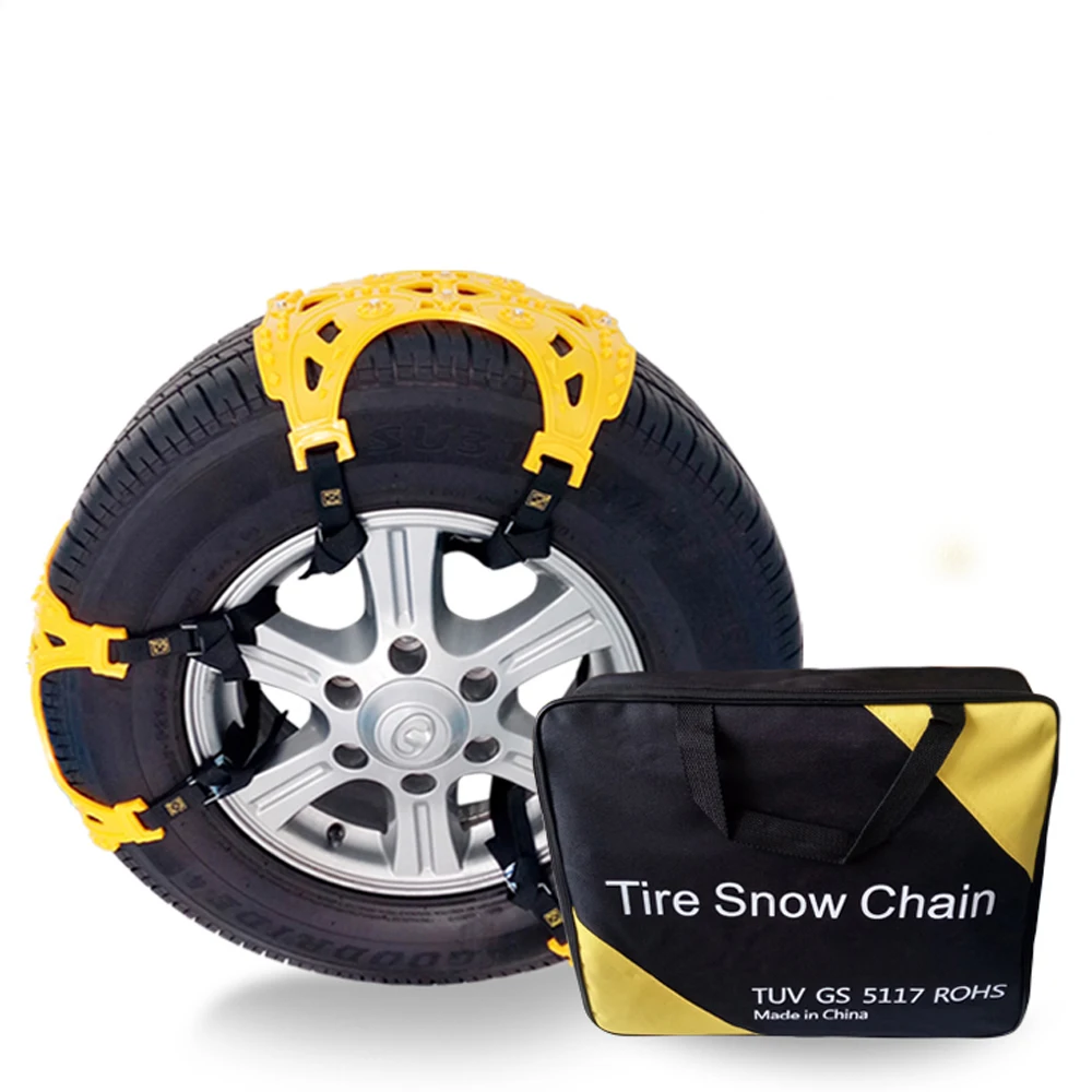 6 шт. автомобиль утолщенной аварийного шин цепи ТПУ Материал одежда для холодной