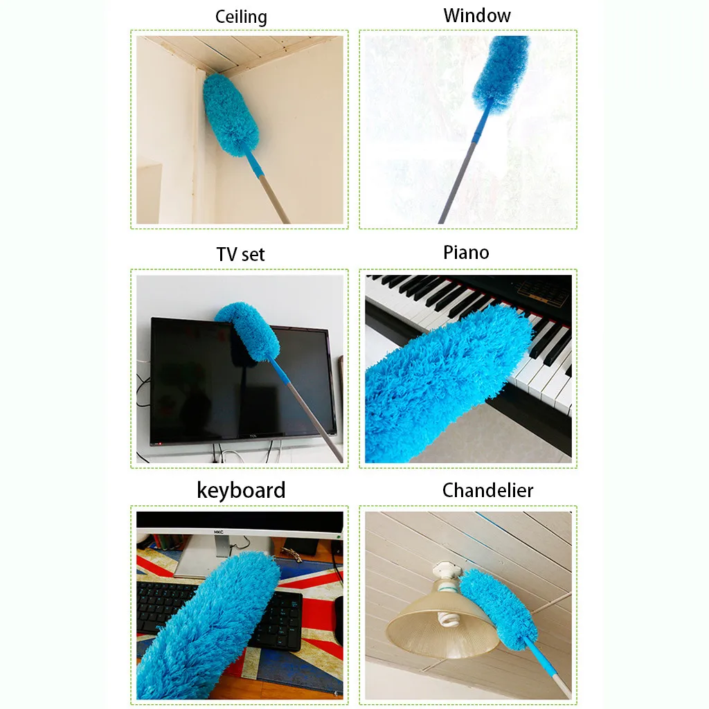 Окно Регулируемый щетка для чистки волос мебели пылесборник статического