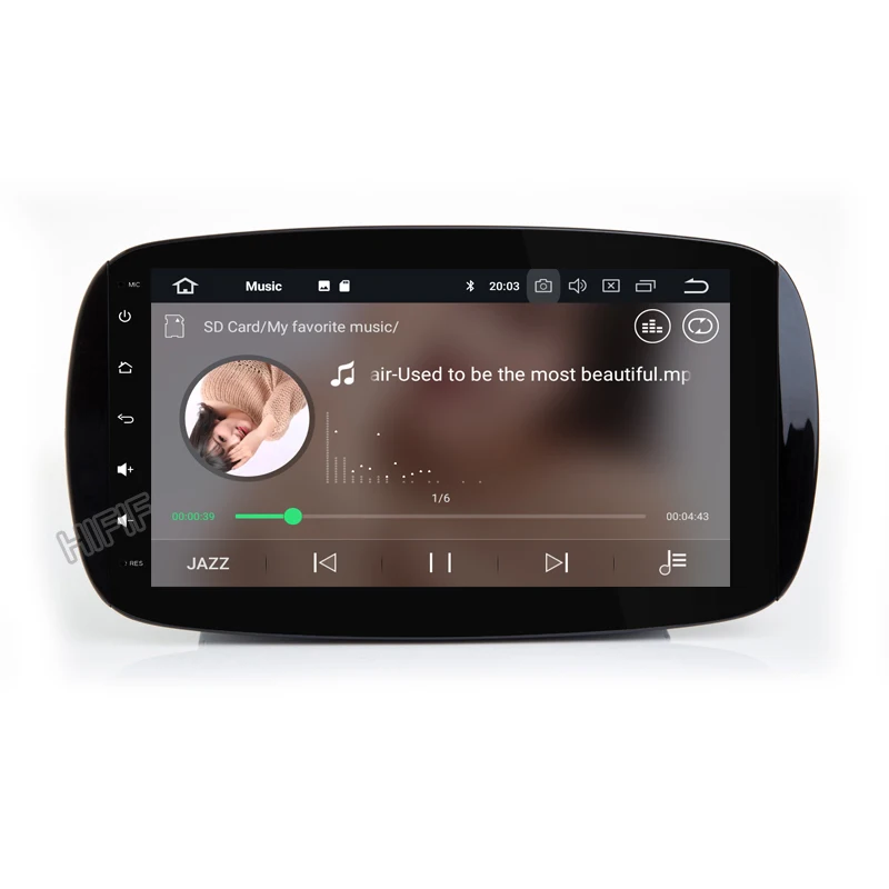 Автомобильный радиоплеер для Mercedes Benz Smart Qcta 8 core RAM 4G ROM 64G DSP IPS Android 10 GPS стерео аудио