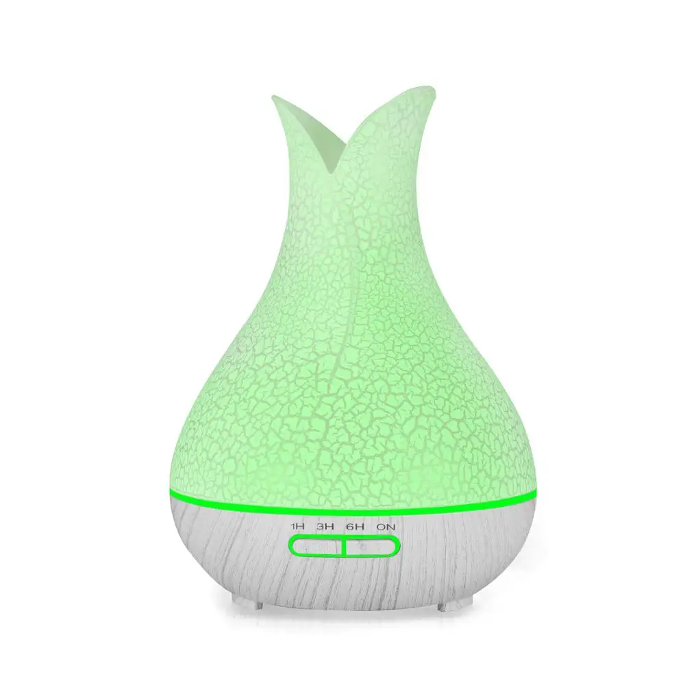 KAIPUTE 400 мл увлажнитель воздуха ароматерапия Арома масло диффузор Crackle Mist Maker Fogger 7