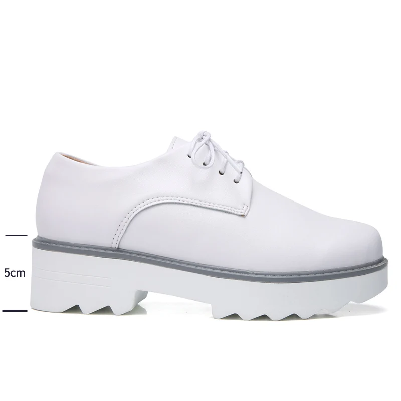 Туфли-оксфорды женские из натуральной кожи повседневная обувь на плоской