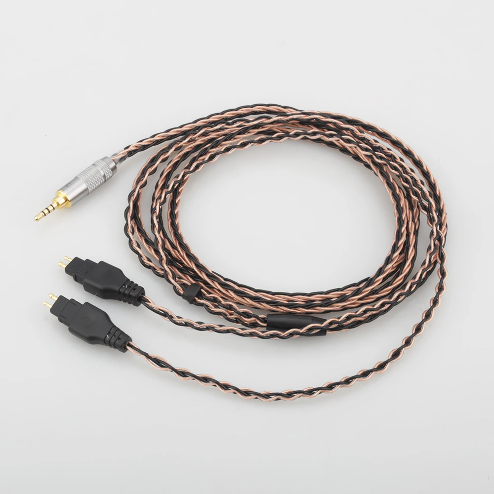 

Audiocrast HC023 2.5mm 8 Core Balanced Pure Silver Plated Earphone Cable For Sennhei HD580 HD600 HD650 HD430 HD660s