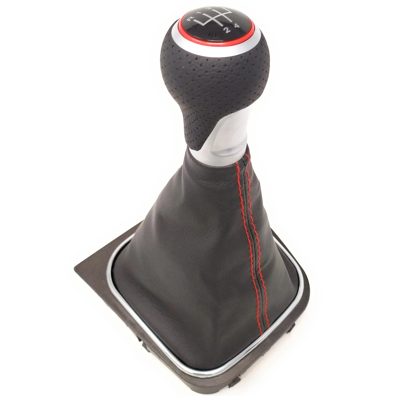 5 скоростей ручка переключения передач гетры загрузки красное кольцо линии для VW