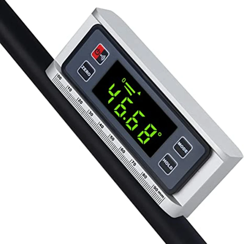 Цифровой транспортир угломер спиртовой уровень инклинометр магнитный V образный