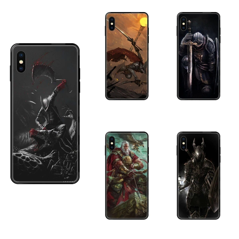 Черные Мягкие ТПУ защитные чехлы для телефонов Dark Soul Lordran Astora Knight Xiaomi Mi Note A1 A2 A3 5 5s 6