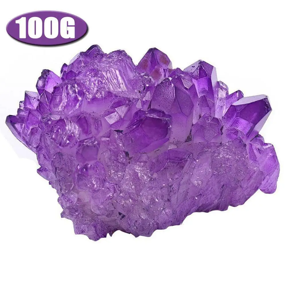 

1 шт. натуральный аметист, хрусталь, раньше, кристаллы, лечебный камень, украшение, фиолетовый фэн-шуй, камень, минерал руды