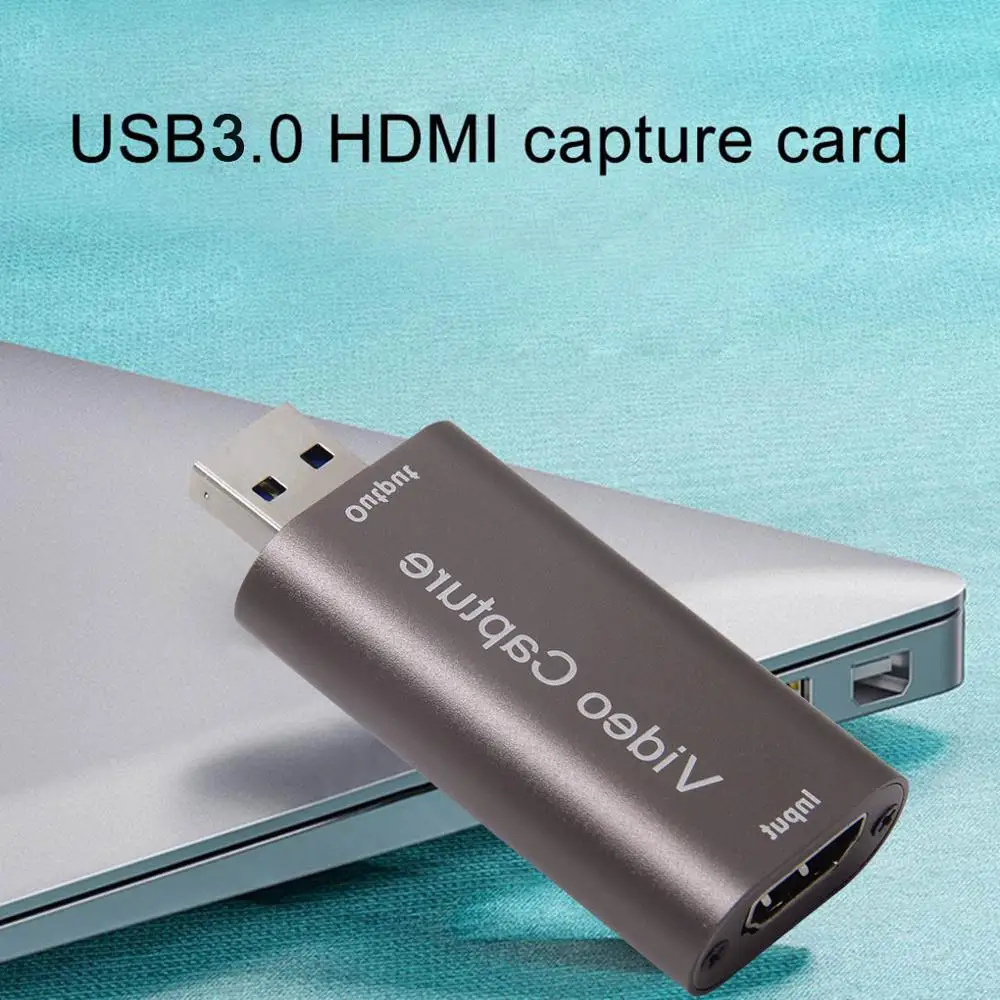 HD 1080P 4K видео карта захвата USB 3 0 2 HDMI запись коробка для PS4 игры DVD видеокамера