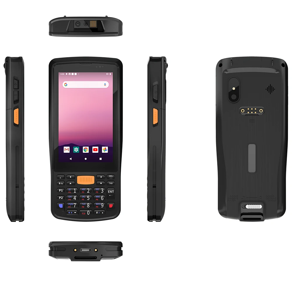 Портативный PDA Android 11 0 POS-терминал 1D 2D сканер штрих-кода NFC RFID считыватель QR-кода с