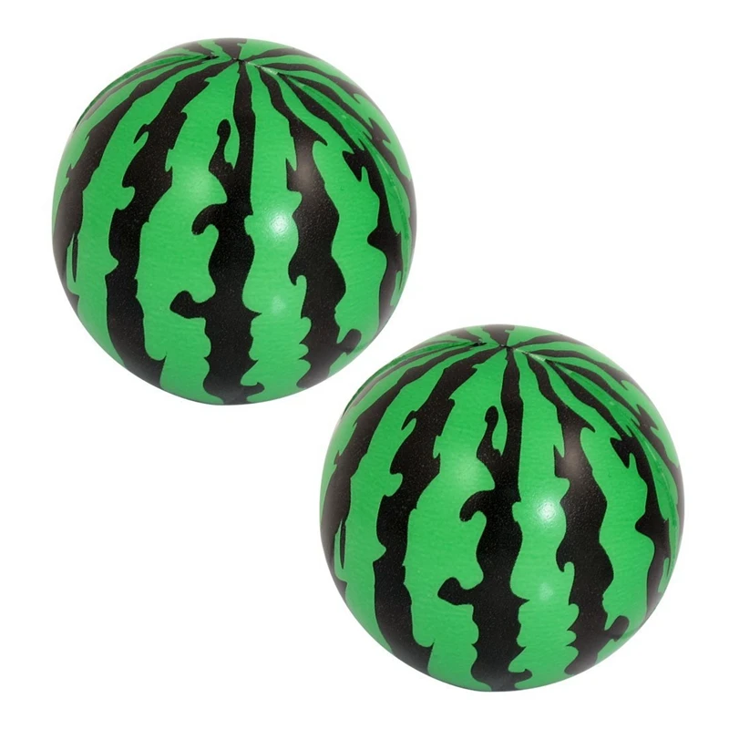 SODIAL (R) Детская губка для снятия стресса из пены зеленый черный 2 3 &quotDia арбузы мяч