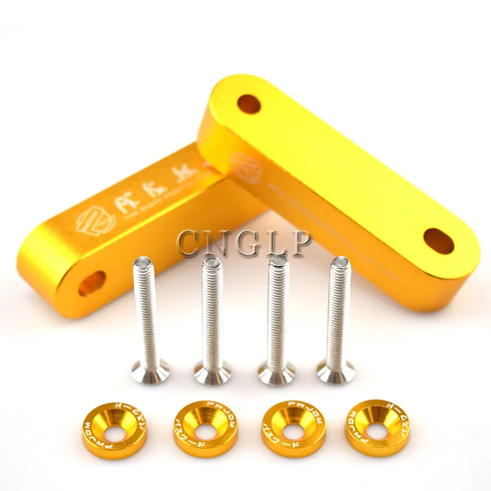 Алюминиевые гоночные автомобили JDM Заготовка капота вентиляционные распорки 4