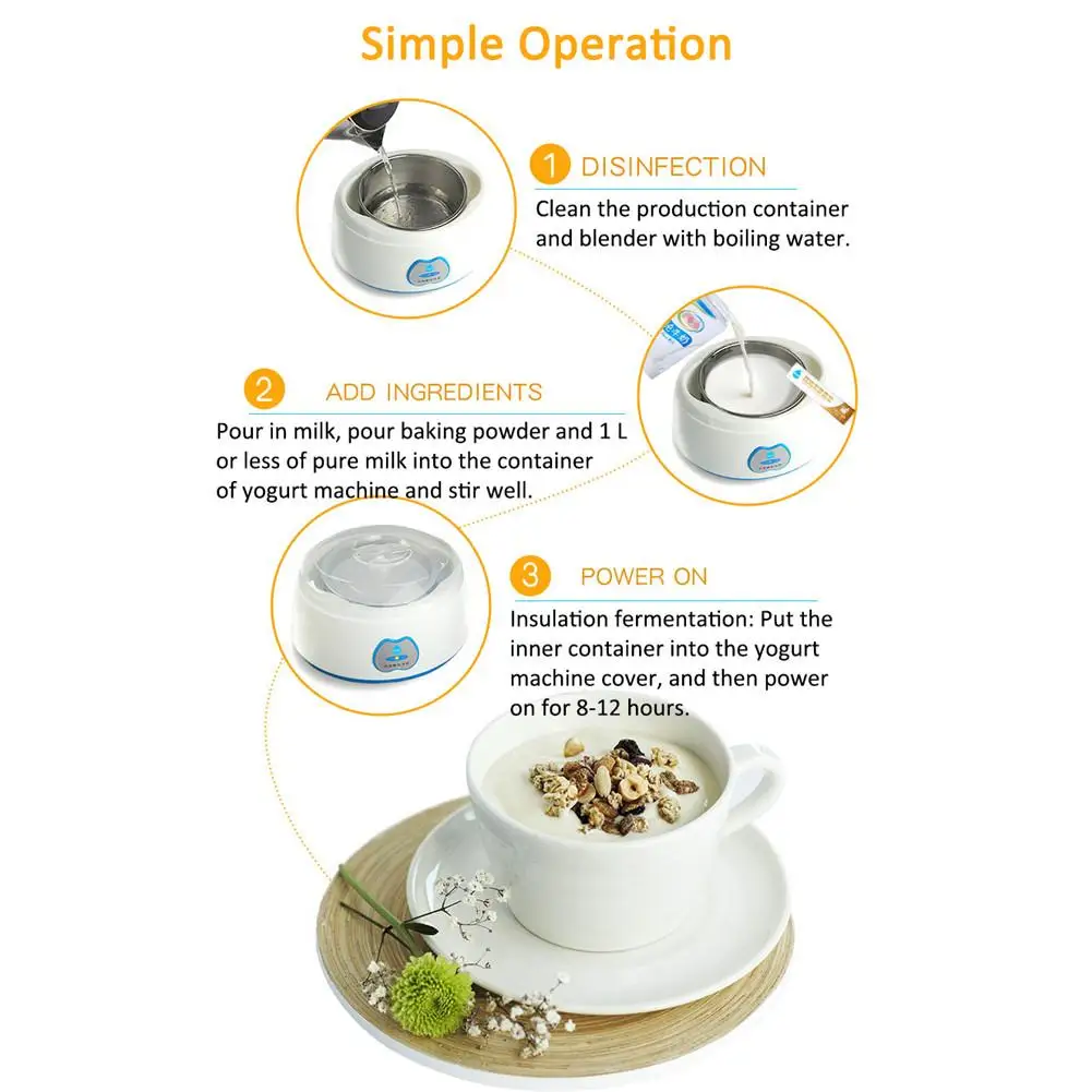 Домашние йогуртные дрожжи органический пробиотик инструмент для брожения