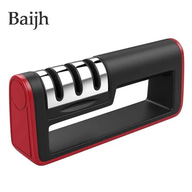 Профессиональная точилка для ножей Baijh алмазная быстрая 3-ступенчатая кухонные