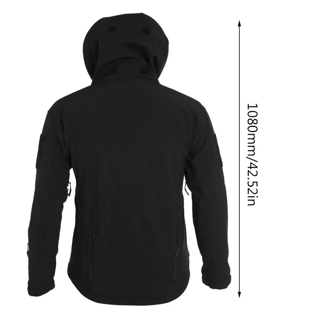 Уличное мягкое пальто из флиса для мужчин и женщин ветронепроницаемое