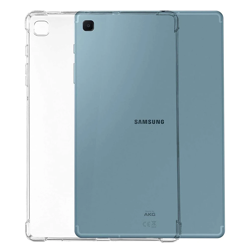 

Shockproof Silicone Case For Samsung Galaxy Tab S6 Lite 10.4 2020 SM-P610/P615 Airbag Case Flexible Clear Transparent Back Cover