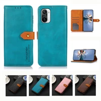 luxury pu leather case for xiaomi redmi 10x 9a 9c 9t k30s k40 note 10 pro max fundas flip wallet bracket shockproof phone cover
