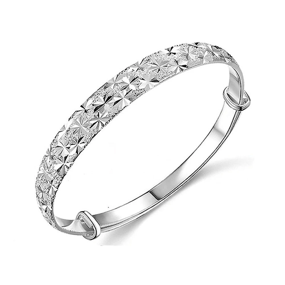 

Luxury Crystal Bracelets For Women Silver Plated Rhinestone Charm Bracelets & Bangles Femme Bridal Wedding Jewelry Gifts