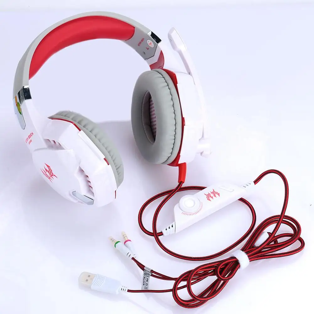 G2000 3 5 мм USB наушники с шумоподавлением Наушники Hi Fi стерео игровая гарнитура для