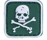 Новинка светящиеся миниатюрный значок уличные водонепроницаемые нашивки из ПВХ